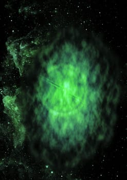 Star field in space a nebulae and a gas congestion. Elements of this image furnished by NASA .
