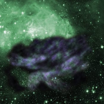 Star field in space a nebulae and a gas congestion. Elements of this image furnished by NASA .