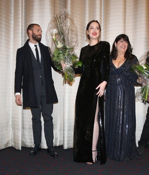 Dakota Johnson ,Jamie Dornan . European premiere of FIFTY SHADES OF GREY - Cinemaxx Hamburg