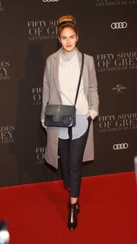 Elena Carriere, .Europapremiere von FIFTY SHADES OF GREY -   Cinemaxx Hamburg