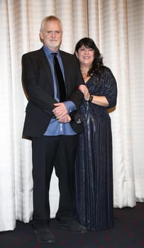 James Foley (Regisseur) und E L James (Romanautorin und Produzentin) ,.Europapremiere von FIFTY SHADES OF GREY -   Cinemaxx Hamburg