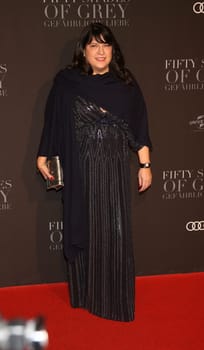 E L James (novelist and producer) ,. European premiere of FIFTY SHADES OF GREY - Cinemaxx Hamburg