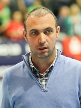 DHB Vice President and Manager Füchse Berlin Bob Hanning at the DKB Handball-Bundesliga-Punktspiel 2016-2017,SC Magdeburg vs Füchse Berlin