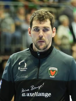 Jakov GOJON (Füchse Berlin) at the DKB Handball-Bundesliga-Punktspiel 2016-2017,SC Magdeburg vs Füchse Berlin
