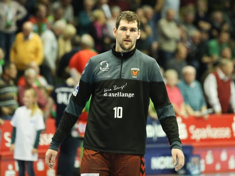 Jakov GOJON (Füchse Berlin) at the DKB Handball-Bundesliga-Punktspiel 2016-2017,SC Magdeburg vs Füchse Berlin