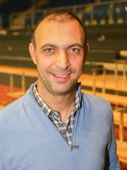 DHB Vice President and Manager Füchse Berlin Bob Hanning at the DKB Handball-Bundesliga-Punktspiel 2016-2017,SC Magdeburg vs Füchse Berlin