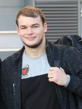 Paul Drux at the DKB Handball-Bundesliga-Punktspiel 2016-2017,SC Magdeburg vs Füchse Berlin