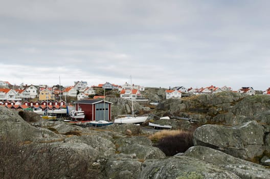 some house on a island on the swedish westcoast outside gotheburg