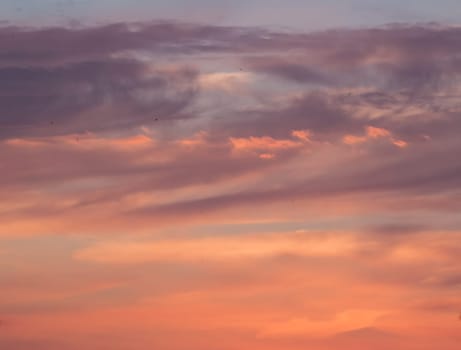 beautiful bright sunset sky can be used as background