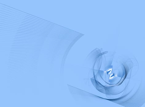 Abstract design on the subject of science, technology and design