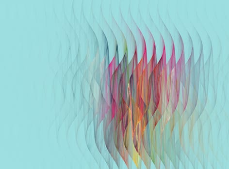 Abstract design on the subject of science, technology and design
