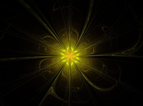 Abstract design on the subject of science, technology and design