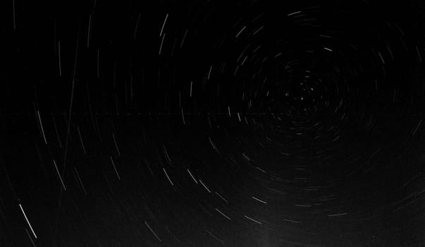long exposure of star trails can be used as background