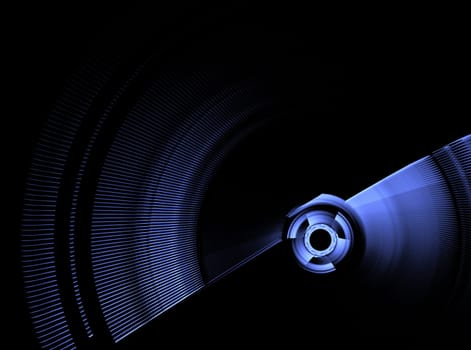 Abstract design on the subject of science, technology and design