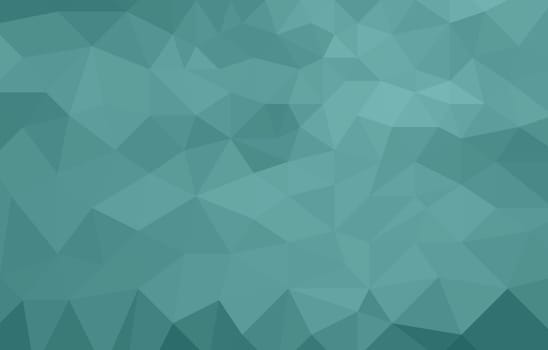 monochromatic green abstract low poly background made of triangles