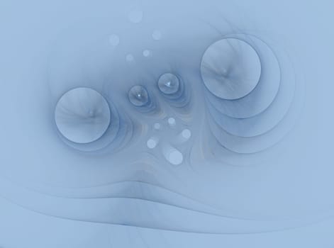 Abstract design on the subject of science, technology and design