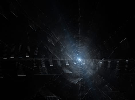 Abstract design on the subject of science, technology and design