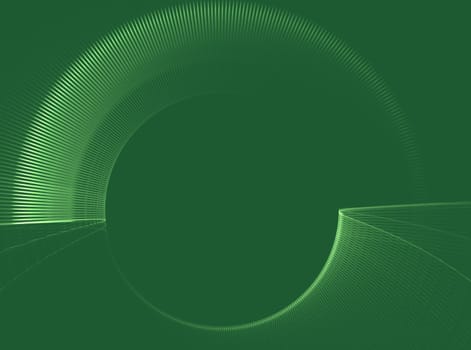 Abstract fractal element in rotational motion for background