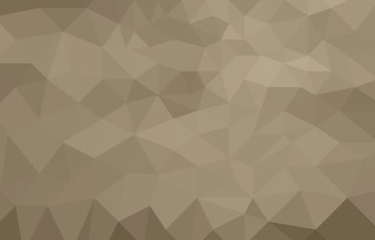monochromatic brown abstract low poly background made of triangles