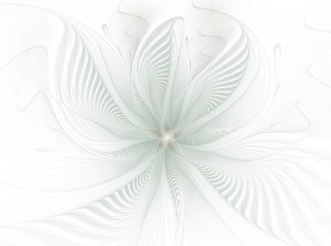 Abstract fractal design on the subject of science and technology