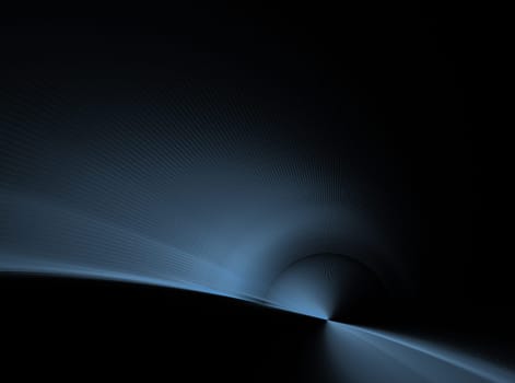 Abstract fractal element in rotational motion for background
