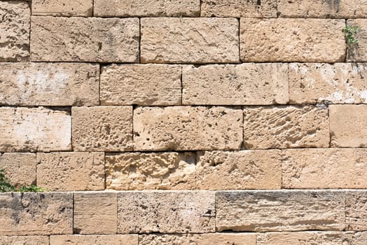 Background from an old natural stone wall