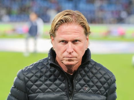 Head coach Markus Gisdol ( Hamburger SV - 1.Bundesliga Season 2016-17) at the friendly match HSV - 1.FC Magdeburgam 06.10.2016 in the MDCC-Arena Magdeburg