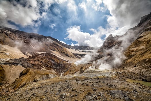 Nature of Kamchatka. Landscapes and magnificent views of the Kamchatka Peninsula.