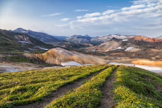 Nature of Kamchatka. Landscapes and magnificent views of the Kamchatka Peninsula.