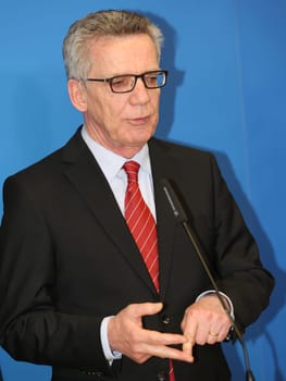 Federal Minister of the Interior Thomas de Maizière (CDU) visits the Competence Center Return of the Magdeburg City Mission on 21.02.2017