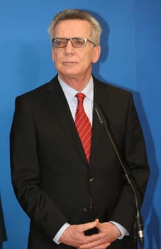 Federal Minister of the Interior Thomas de Maizière (CDU) visits the Competence Center Return of the Magdeburg City Mission on 21.02.2017