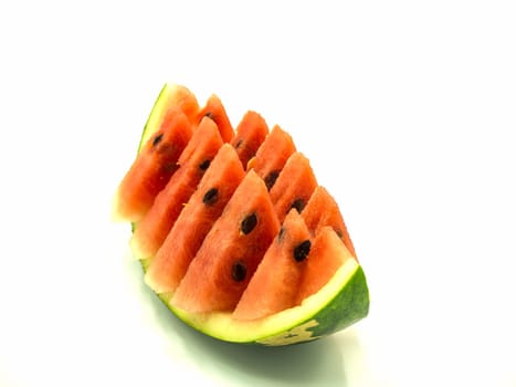 Watermelon on isolated white background