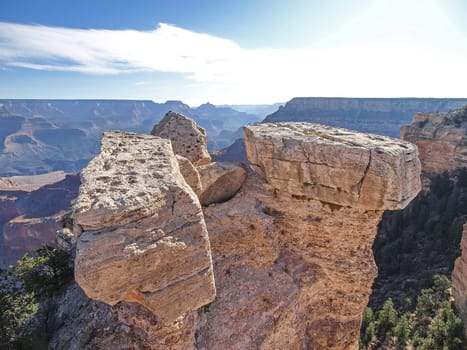 The Grand Canyon. Views of the canyon, the landscape and nature.
