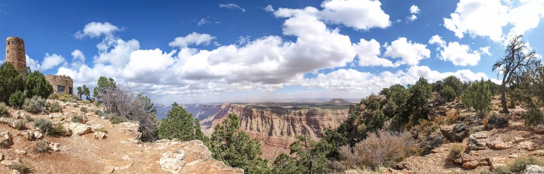 The Grand Canyon. Views of the canyon, the landscape and nature.