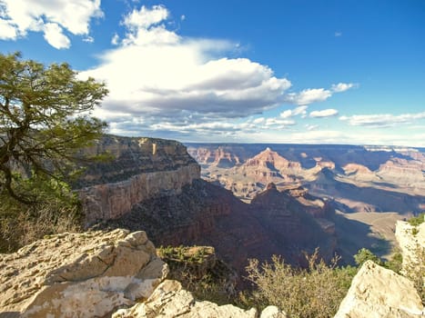 The Grand Canyon. Views of the canyon, the landscape and nature.
