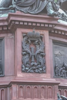Saint-Petersburg, Russia - August 12, 2016: City of St. Pererburge. Palaces and architecture. Interiors and pictures inside historical buildings. Paintings and art in the museum. Statues and art.