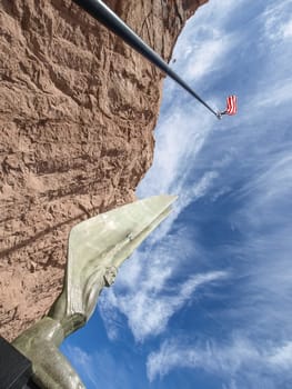 Nevada, USA - June 18, 2015: View of the Hoover Dam in Nevada, USA