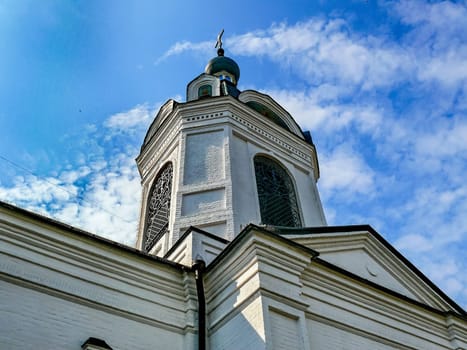 Holy Assumption Monastery, Russia - April 5, 2012: Monastery of the Holy Dormition, appearance of the monastery and the area near it.
