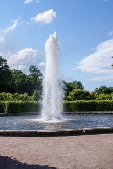 Saint-Petersburg, Russia - August 12, 2016: City of St. Pererburge. The palaces and architecture of the city. Buildings of historical part of the city.
