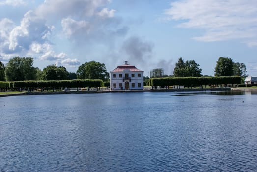 Saint-Petersburg, Russia - August 12, 2016: City of St. Pererburge. The palaces and architecture of the city. Buildings of historical part of the city.