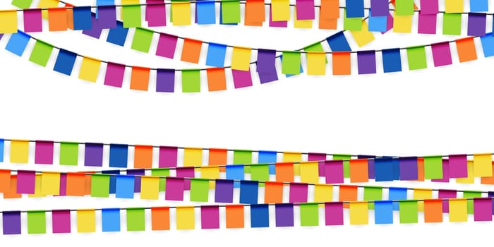 colored garlands background collection for party or festival usage