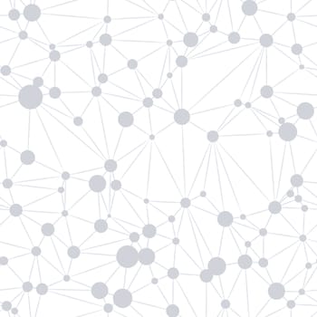 abstract seamless background showing network connections colored gray and white