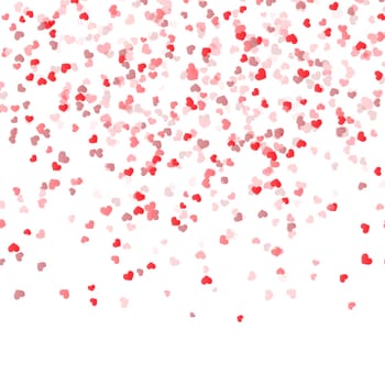 seamless background with different colored confetti hearts for valentine time
