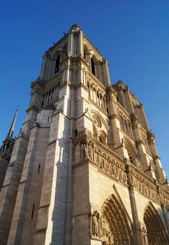 Notre Dame Cathedral in Paris, France