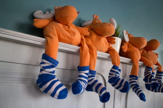 Cow Dolls Of Home Interior Decoration, stock photo