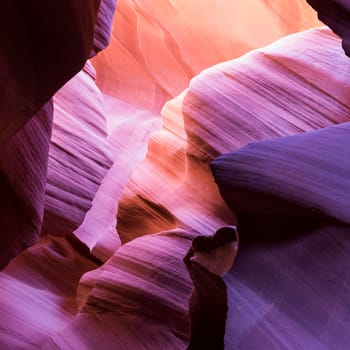 The Upper Antelope Canyon, Page, Arizona, USA. The second edition with the expanded range