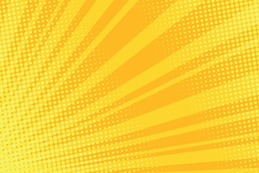 Warm orange pop art retro comic background vector illustration