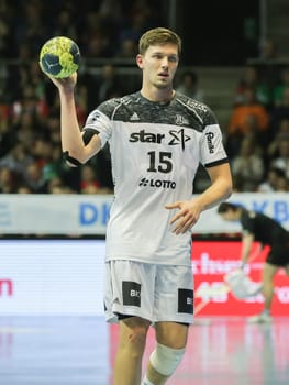 Christian Dissinger (THW Kiel) during the DKB Handball Bundesliga match 2016-2017,SC Magdeburg vs THW Kiel