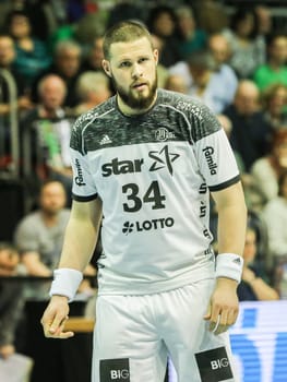 Ilija Brozovic (THW Kiel) during the DKB Handball Bundesliga match 2016-2017,SC Magdeburg against THW Kiel