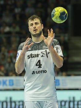 Domagoj Duvnjak (THW Kiel) during the DKB Handball Bundesliga match 2016-2017,SC Magdeburg against THW Kiel